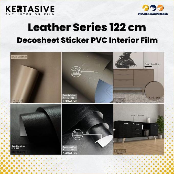 Kertasive Leather Series Decosheet Sticker PVC Interior Film