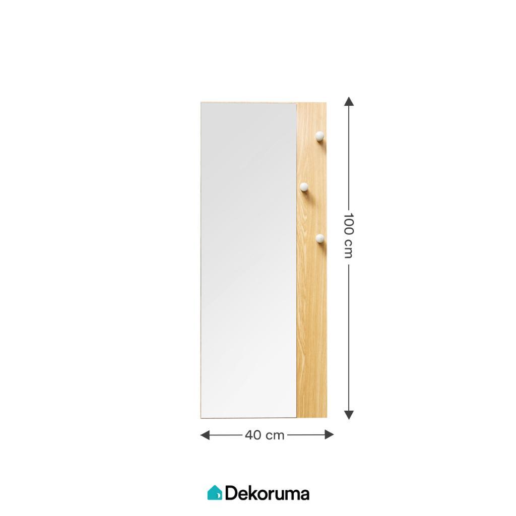 Dekoruma Haruto Cermin Dinding Rectangle 40 X 100 Cm