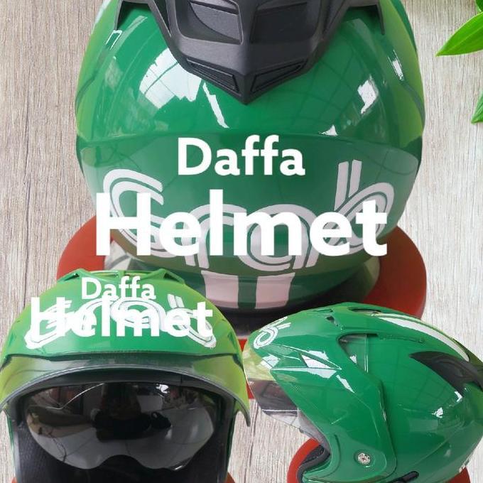 Termurah Helm Grab Bike Double Visor