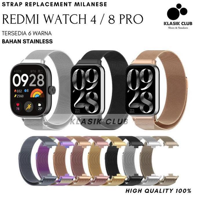 Strap Redmi Watch 4 Milanese / Tali Redmi Watch 4 Stainless With Case