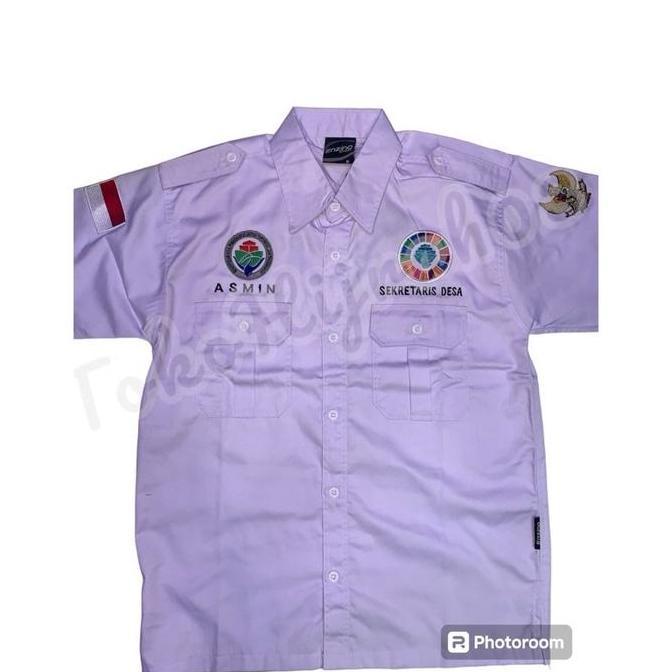 SERAGAM PEMDES SDGS DESA BIG SIZE KEMEJA KEMENTERIAN DESA PEMBANGUNAN DAERAH TERTINGGAL DAN TRANSMIG