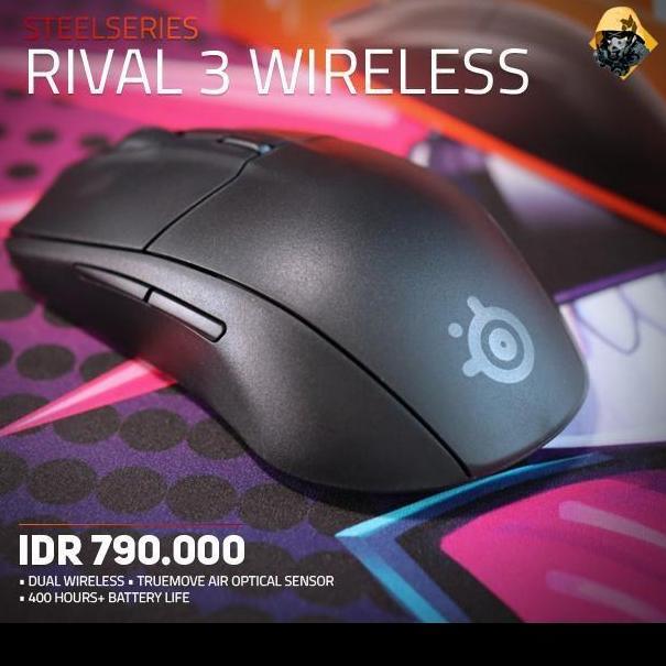 Steelseries Rival 3 Wireless / Rival3 Wireless Gaming Mouse Best Quality