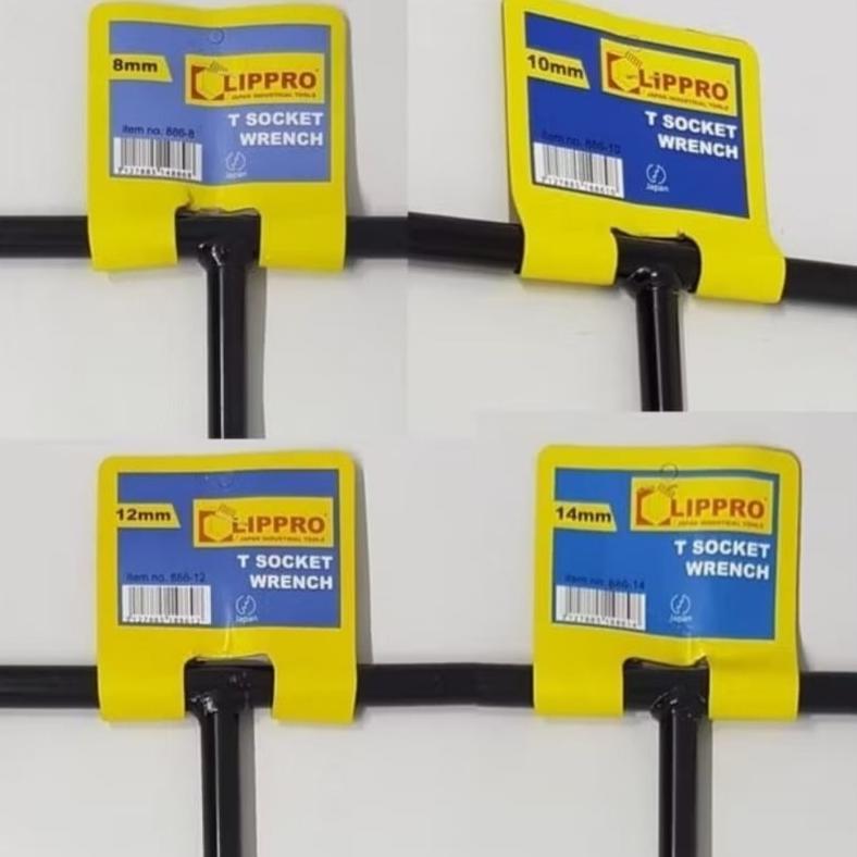 PAKET KUNCI T LIPPRO 8, 10, 12, 14 ORIGINAL SOCKET T LIPRO 8 10 12 14 LIPPRO