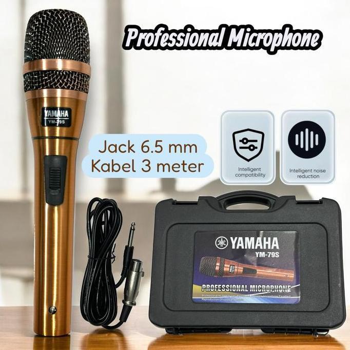 Mic Karaoke Microphone  kabel Yamaha YM-79S
