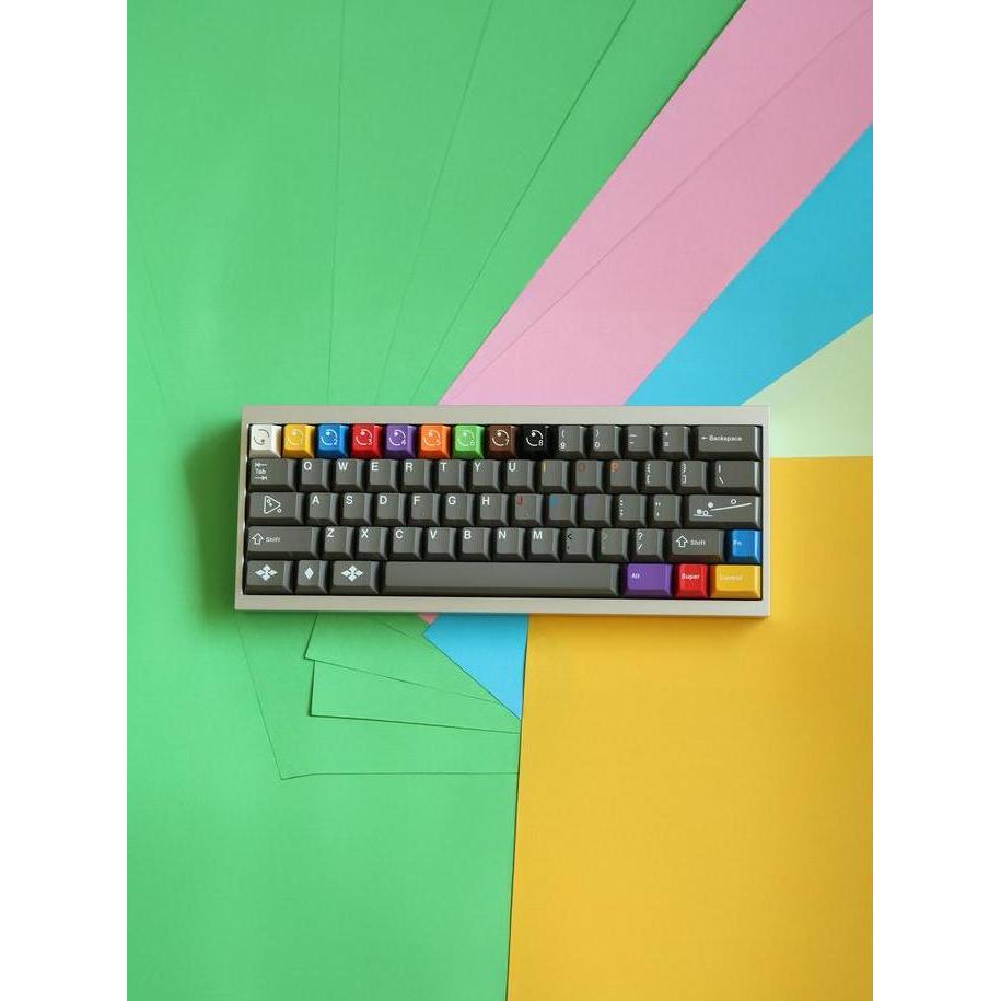 Keyboard Science Heyball - Glossy Thick Pbt Blank Keycaps For Mechanical Keyboard Diskon
