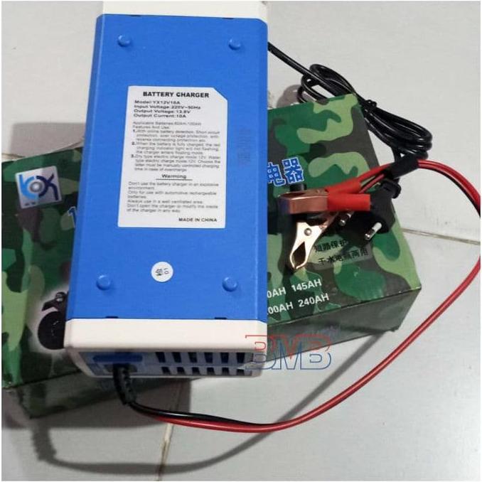 KH CAS AKI 10A 12V CHARGER MOBIL UNTUK 50AH - 105AH KODE 535