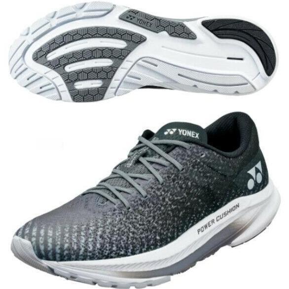 Sepatu Lari Running Shoes Yonex Saferun Aerus Men Black Grey