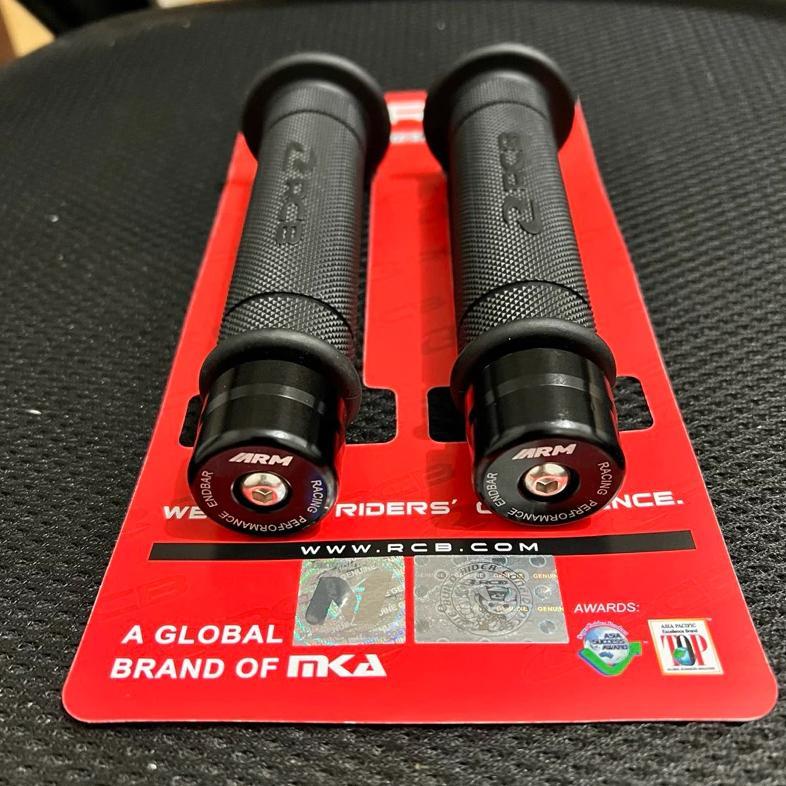 HANDGRIP RACING BOY ORIGINAL RCB HG55 + JALU STANG ARM BULAT FULL CNC UNIVERSAL NMAX PCX BEAT DELUXE