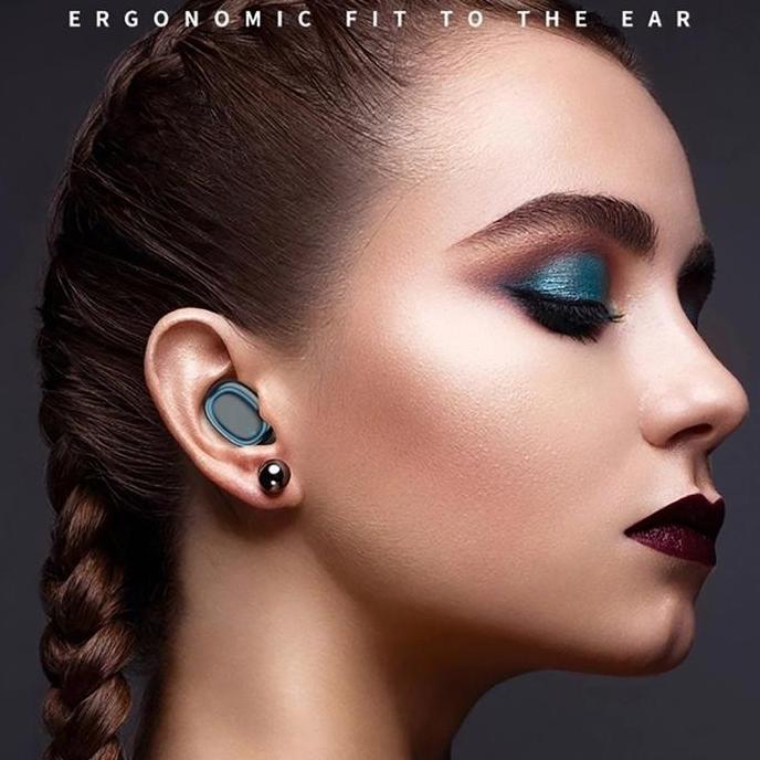 N21 Headset Bluetooth Earphone With Flashlight Tws Wireless Earbuds Touch Control Stereo