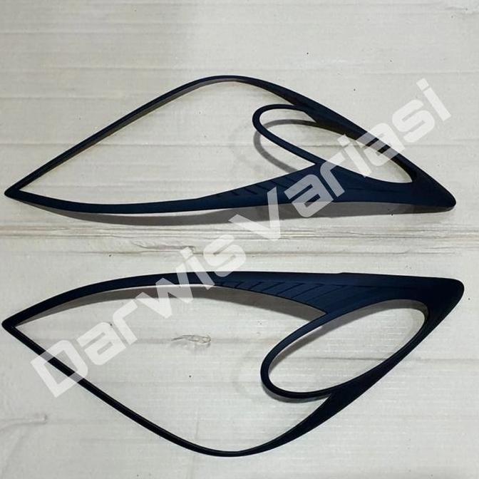 GARNISH LAMPU HITAM DOFF LAMPU DEPAN AVANZA VENIA NEW 2008-2011 ORIGINAL DAN TERPERCAYA