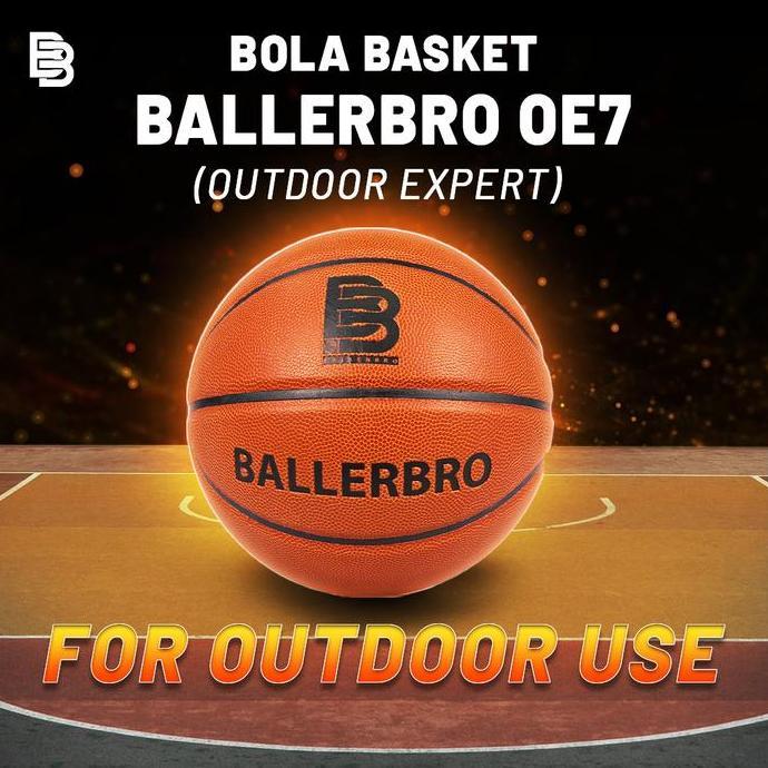 BOLA BASKET BALLERBRO OE7 | BOLA BASKET OUTDOOR SIZE 7 | BOLA BASKET PRIA | BOLA BASKET KULIT