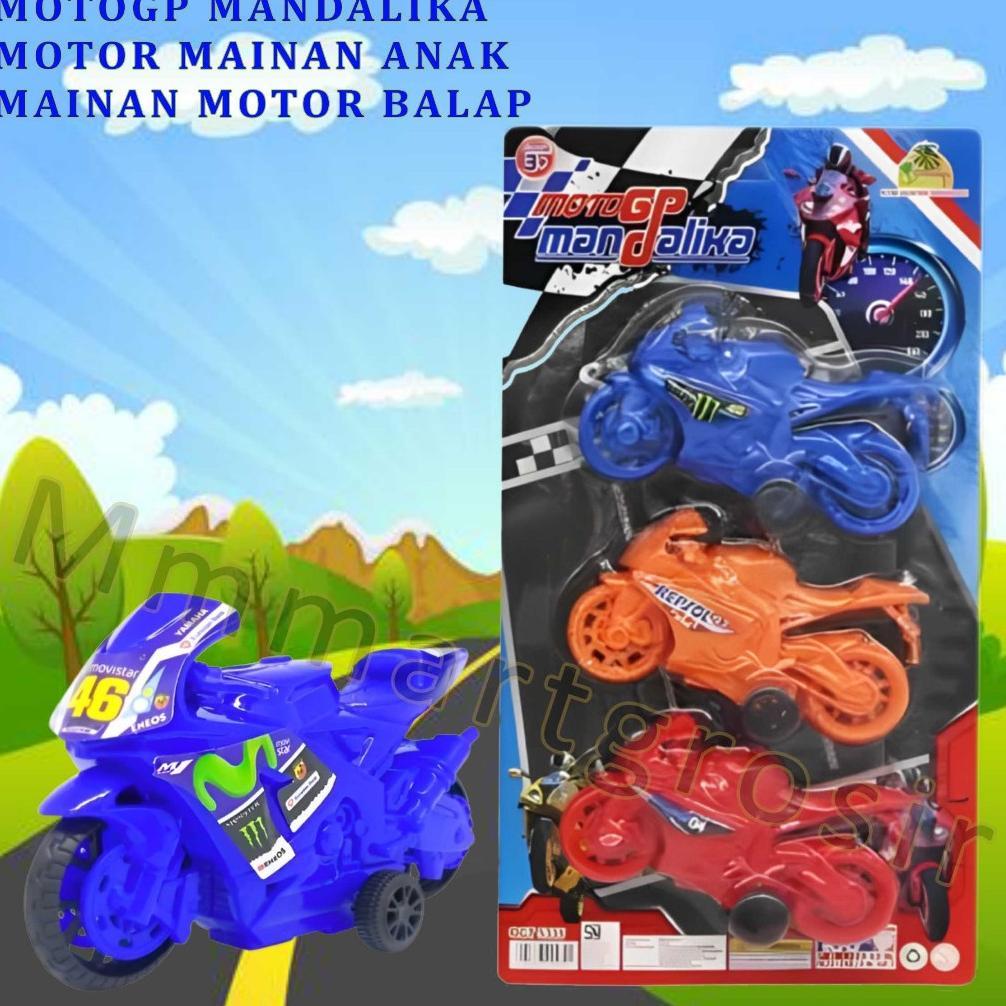 Mainan MotoGp / MotoGp Mandalika Toys / Mainan Motor Balap Anak MR02