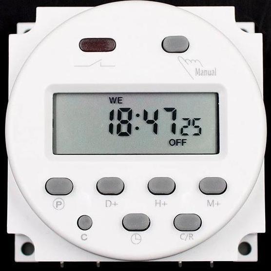 Timer Switch Digital 12V Dc 220V Ac Cn101A Time Delay Relay Untuk Lampu Timer Digital Programmable A