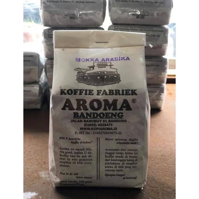 Kopi AROMA Bandung - Moka Arabika - Koffie Fabriek - 500Gr