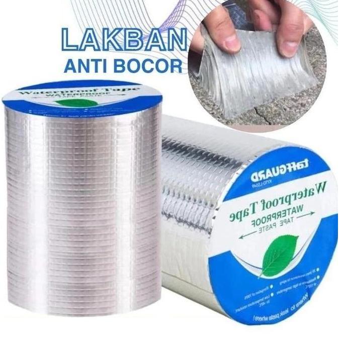 PROMO Lakban Anti Bocor 5M 10M 20M Lem Anti Air Alumunium Foil Butyl Super Waterproof Tape Tambal Si