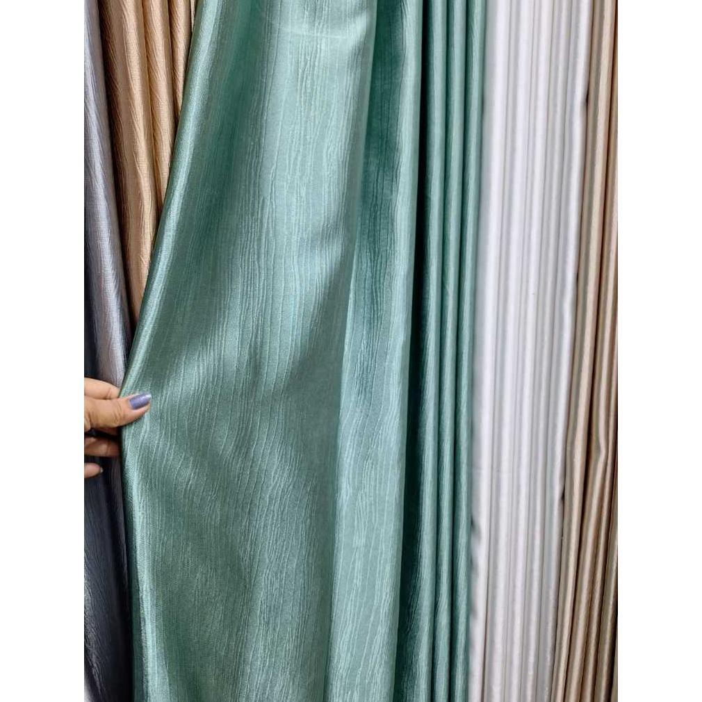 Gratis Poni/Gratis Vitrase beli 2 gorden Tosca Mewah,Tebal blackout 90% anti sinar matahari