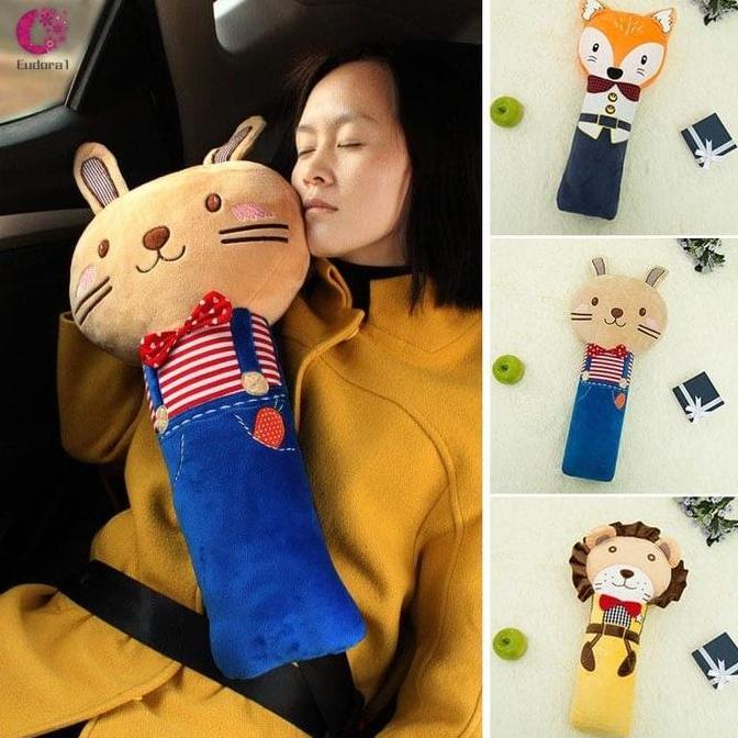Bantal Seatbelt Mobil Boneka Sabuk Pengaman Anak Safety Belt Guling Car Boneka Bantal Seat Belt Boneka Pelindung Kepala Badan Anak Bantal Pengaman Anak Duduk Di Mobil Bantal Empuk Lucu Lembut Bantal Karakter Boneka Pelindung Sabuk Pengaman Mobil