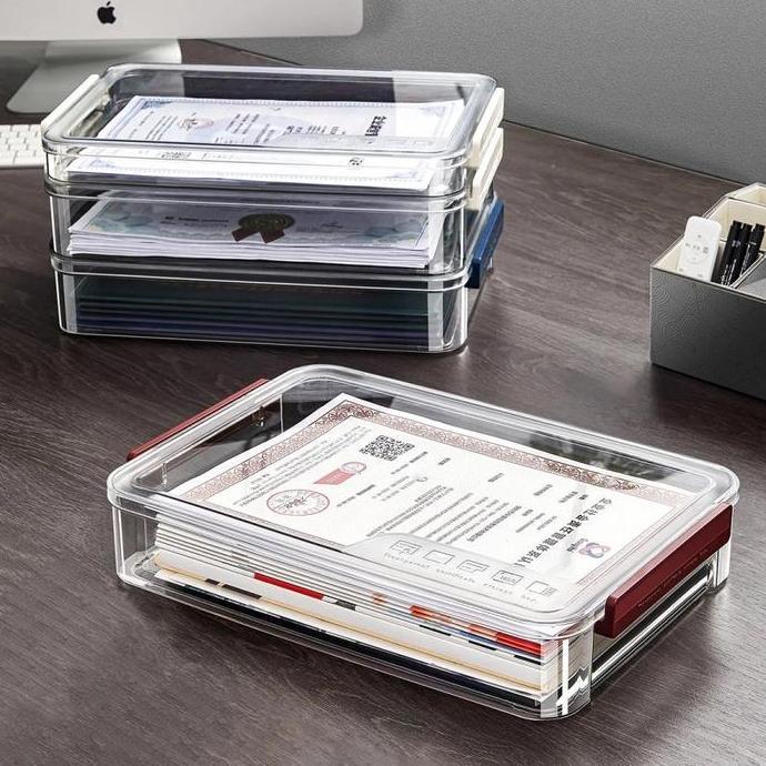 KOTAK PENYIMPANAN BERKAS DAN MAP FILE ORGANIZER OFFICE BOX FILE PUTIH DESK DESK