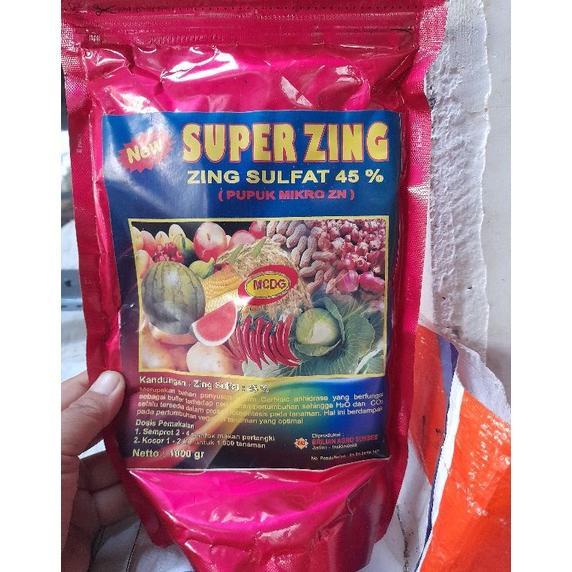 Promo Cod Ya Kak Pupuk Mikro Zn Super Zing New Zing Sulfat Zink Sulfat Zinc Sulfat 45% >>