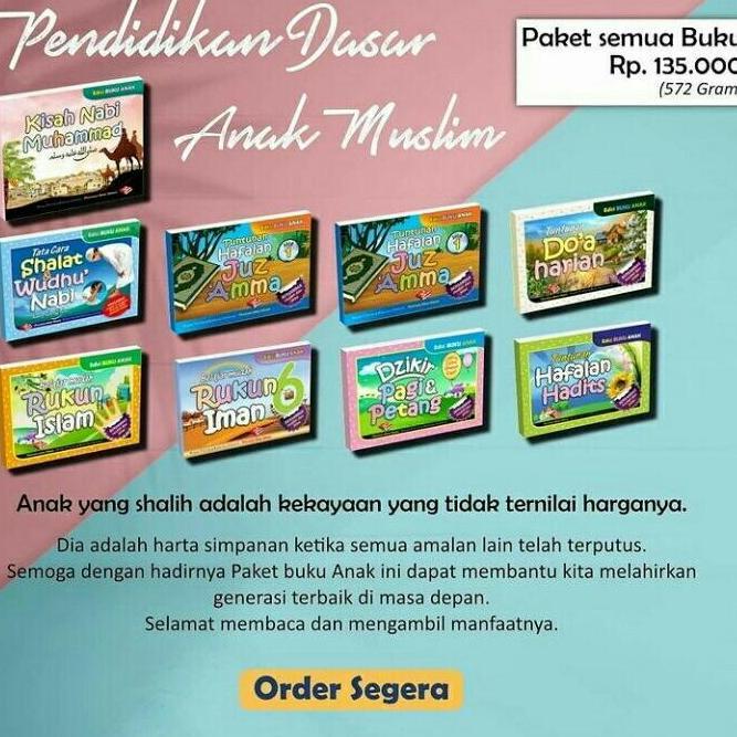 Paket Buku Pendidikan Dasar Anak Muslim
