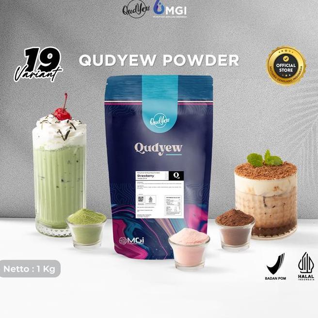 Bubuk Minuman Powder Premium Qudyew 1Kg // Drink Powder Premium Qudyew Terlaris