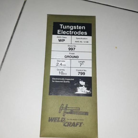 XAVIERY KAWAT LAS TUNGSTEN 2.4MM /TIG ALUMUNIUM JARUM ARGON