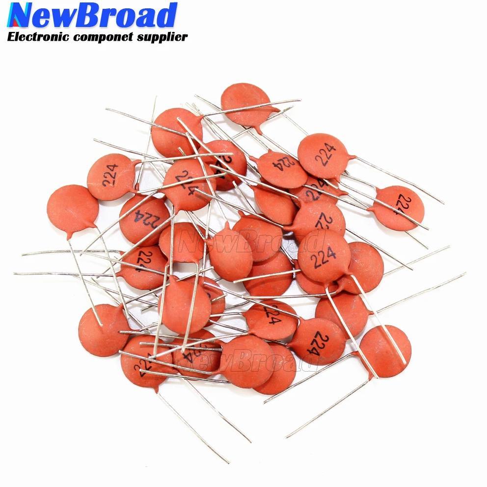 200 PCS 220pF/50V DIP-2 Ceramic disc capacitors 50V 220pF 1PF 2PF 3.3PF 4PF 5PF 8PF 10PF 12PF 15PF 5