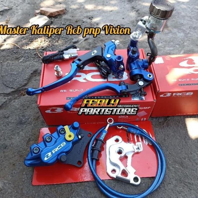 WINDOVSHOPID PAKET SET MASTER KALIPER RCB VIXION NEW OLD MASTER RCB S1 RADIAL 14 MM HANDLE KOPLING R