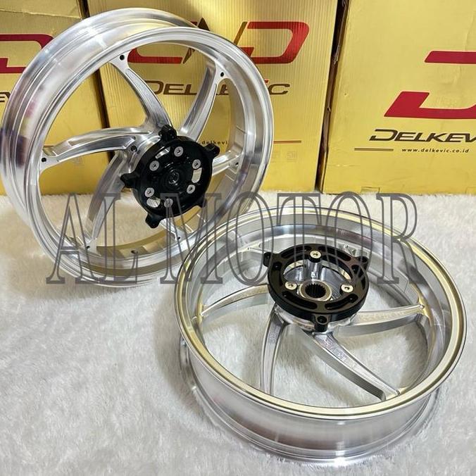 WINDOVSHOPID VELG RACING DELKEVIC XMAX 250CC / XMAX 30cc VELG SET XMAX VELG PELAK YAMAHA XMAX OLD / 