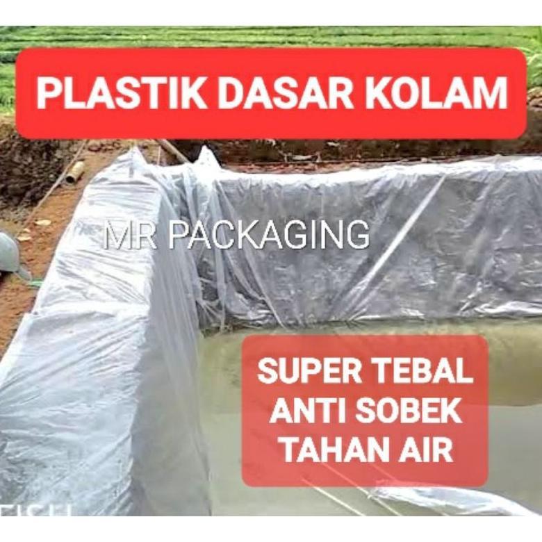 Bisa Cod Plastik Dasar Kolam | Terpal Kolam Ikan | Plastik Meteran Bening | Plastik Roll Per Meter |