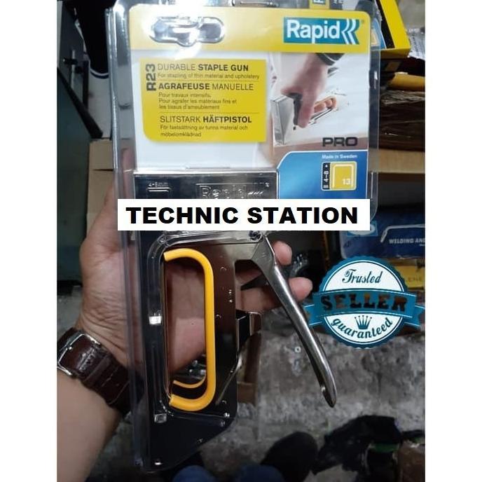Rapid R-23 Original Alat Staples Gun Tacker Tembak Stapler Tackers R23