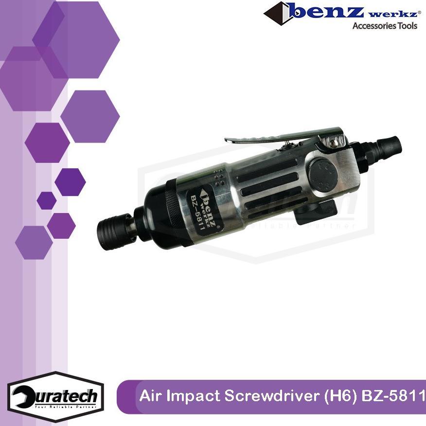 Air impact screwdriver reversible H6 / Obeng angin 1/4 Inch bolak balik / Mesin obeng angin Benz