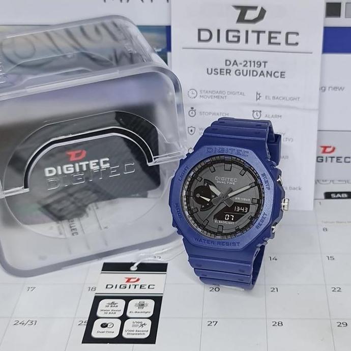 Jam Tangan Digitec Pria DG 2119 Original digitec 2119 Biru