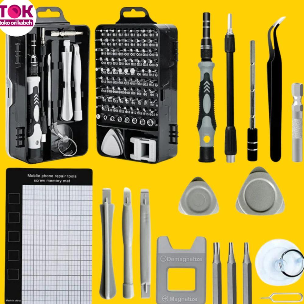 Alat Servis HP Obeng HP Full Set Lengkap Original Obeng Service Laptop Obeng Magnet Jam Tangan Set