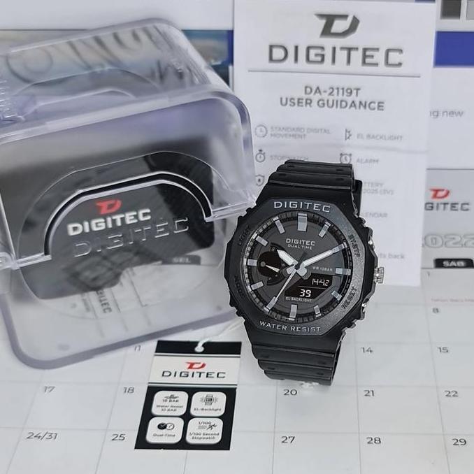 Jam Tangan Digitec Pria DG 2119 Original digitec 2119 Hitam Abu
