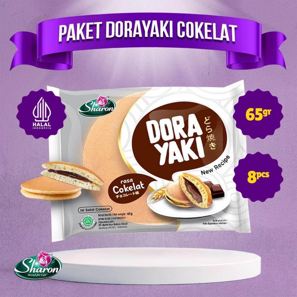Sharon Bakery Kue Dorayaki Cokelat Isi 8 600Gr