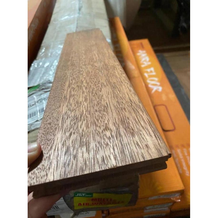Perbatang Lantai Parket - Parquet Asli Kayu Merbau tebal Promo