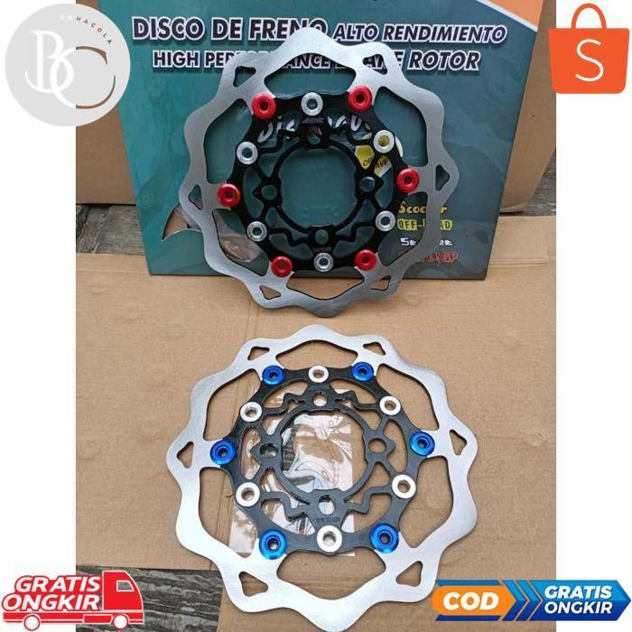 BOHACOLA PIRINGAN CAKRAM DEPAN GALFER 220MM DISC GALFER  BEAT VARIO MIO JUPITER SCOOPY DLL PREMIUM
