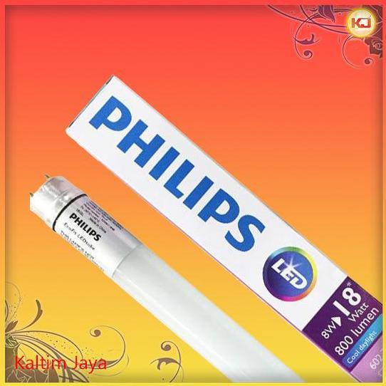 Silahkan Order] Lampu TL LED Philips T8 Ecofit LEDtube 8W / 765 Neon 8 watt 8-18W