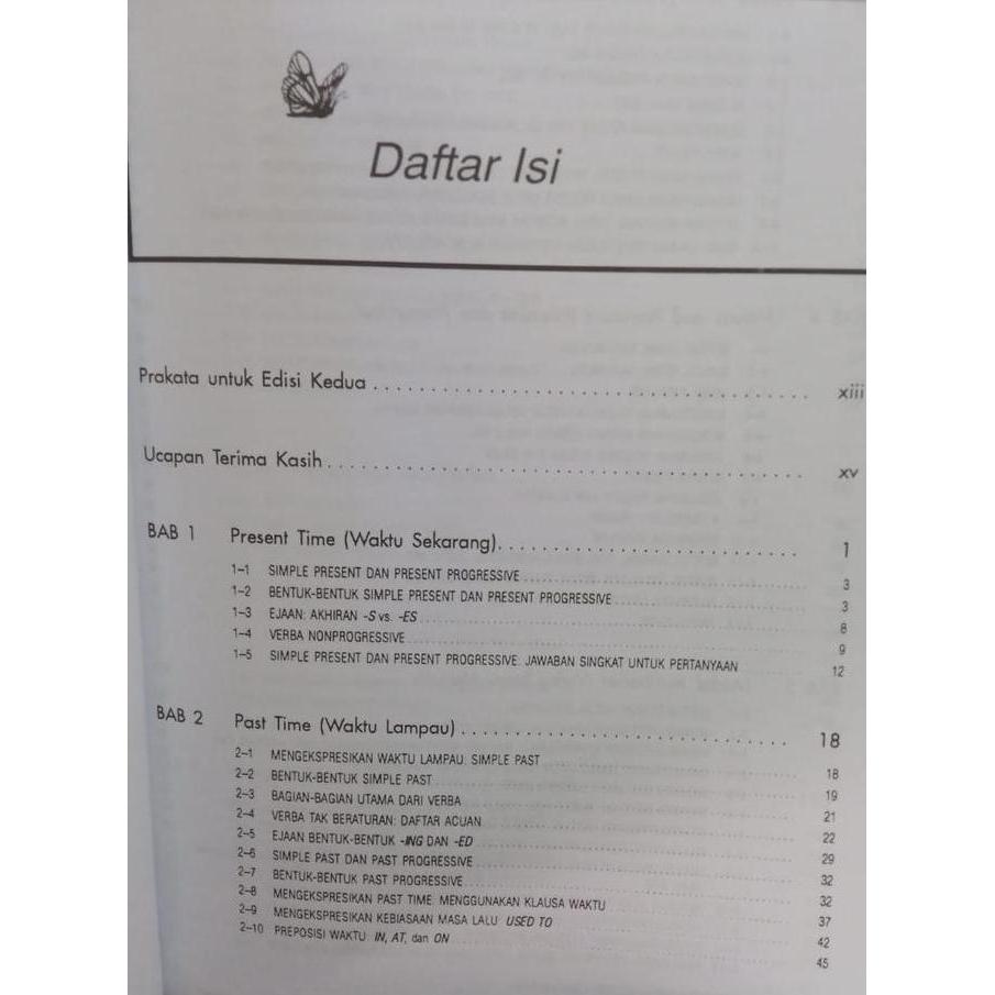 Buku Fundamentals Of English Grammar Second Edition Inggris-Indonesia - Betty Schrampfer Azar