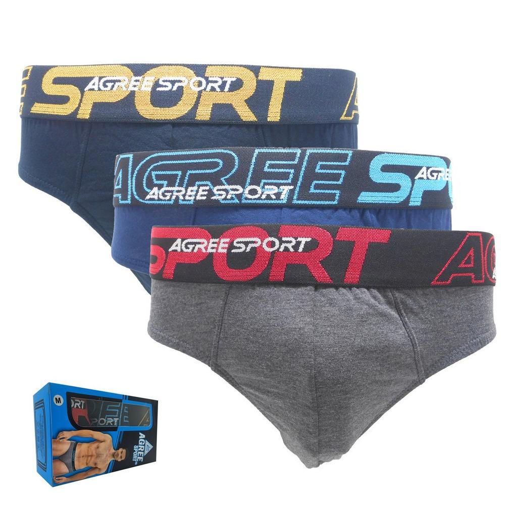 Celana Dalam Pria | Agree 2328 | Harga 3 Pcs*