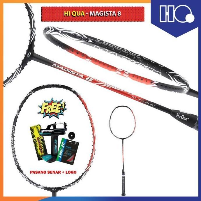 SIAPKIRIM HI QUA RAKET BADMINTON MAGISTA 8 SERIES RAKET LOKAL VIRAL READY STOCK