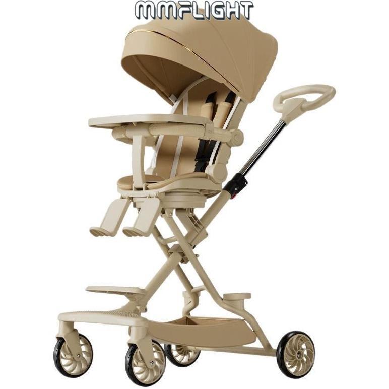 Mmflight Stroller Anak Stroller Bayi Lipat Travelling Kereta Dorong Bayi 2 Arah 0-5 Tahun