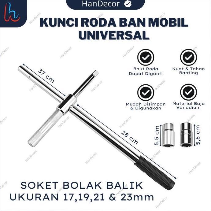 Kunci Palang Roda Mobil |Kunci L BAN Mobil Kunci Roda Mobil 17mm 23 mm