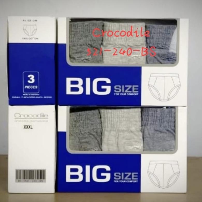 Crocodile Celana dalam Pria Katun BIG SIZE - CD Brief JUMBO Original