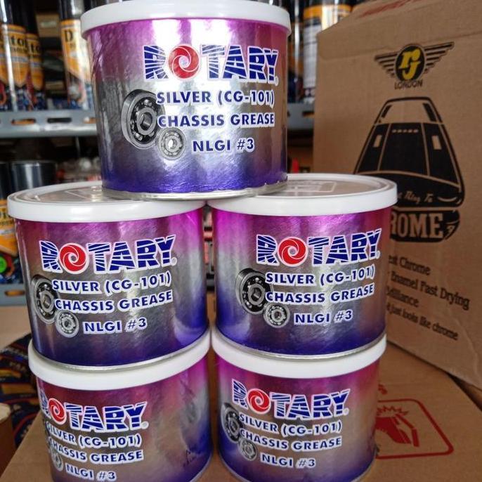 ROTARY Silver CHASSIS GREASE NLGI 3 ROTARY CG-101 gemuk KUNING BENING BEST QUALITY