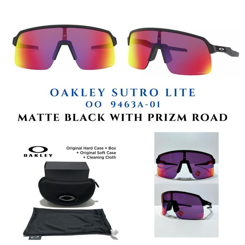 Glasses - Oakley Sutro Sunglasses shield Original Kacamata Hitam