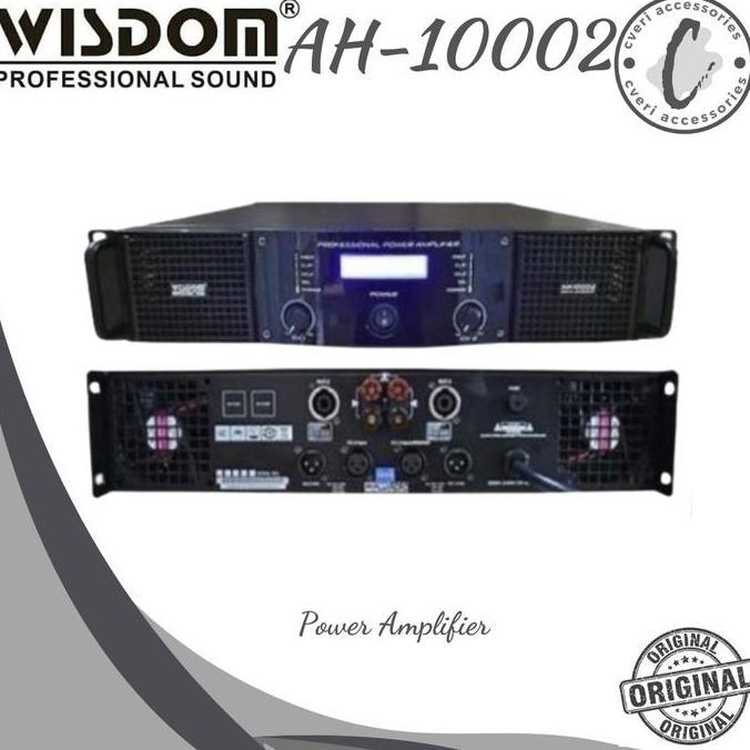 Promo Wisdom AH10002 Power Amplifier Original Power Ampli Wisdom AH-10002 Diskon
