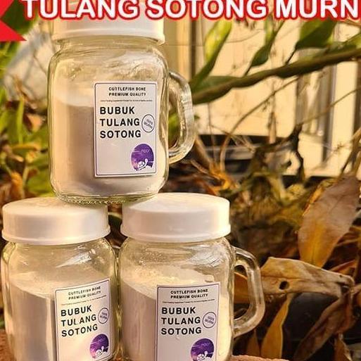 HARGA DISC - TULANG SOTONG MURNI CALCIUM MOON BUBUK 100GRAM TERMURAH TOPLES KACA