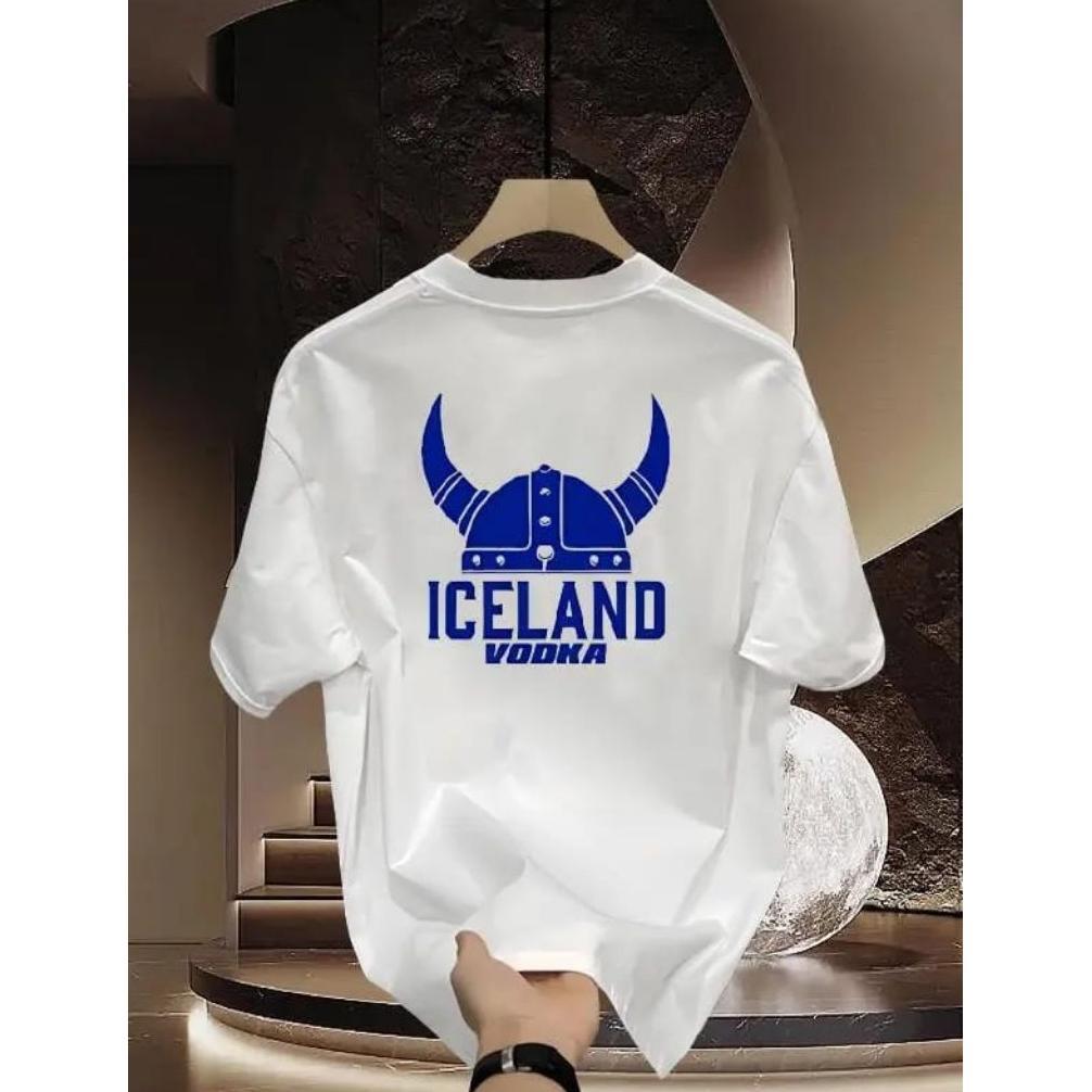 Kaos Iceland Vodka / Baju Distro Iceland Vodka / Kaos Pria Dan Wanita Cotton Combed 24s